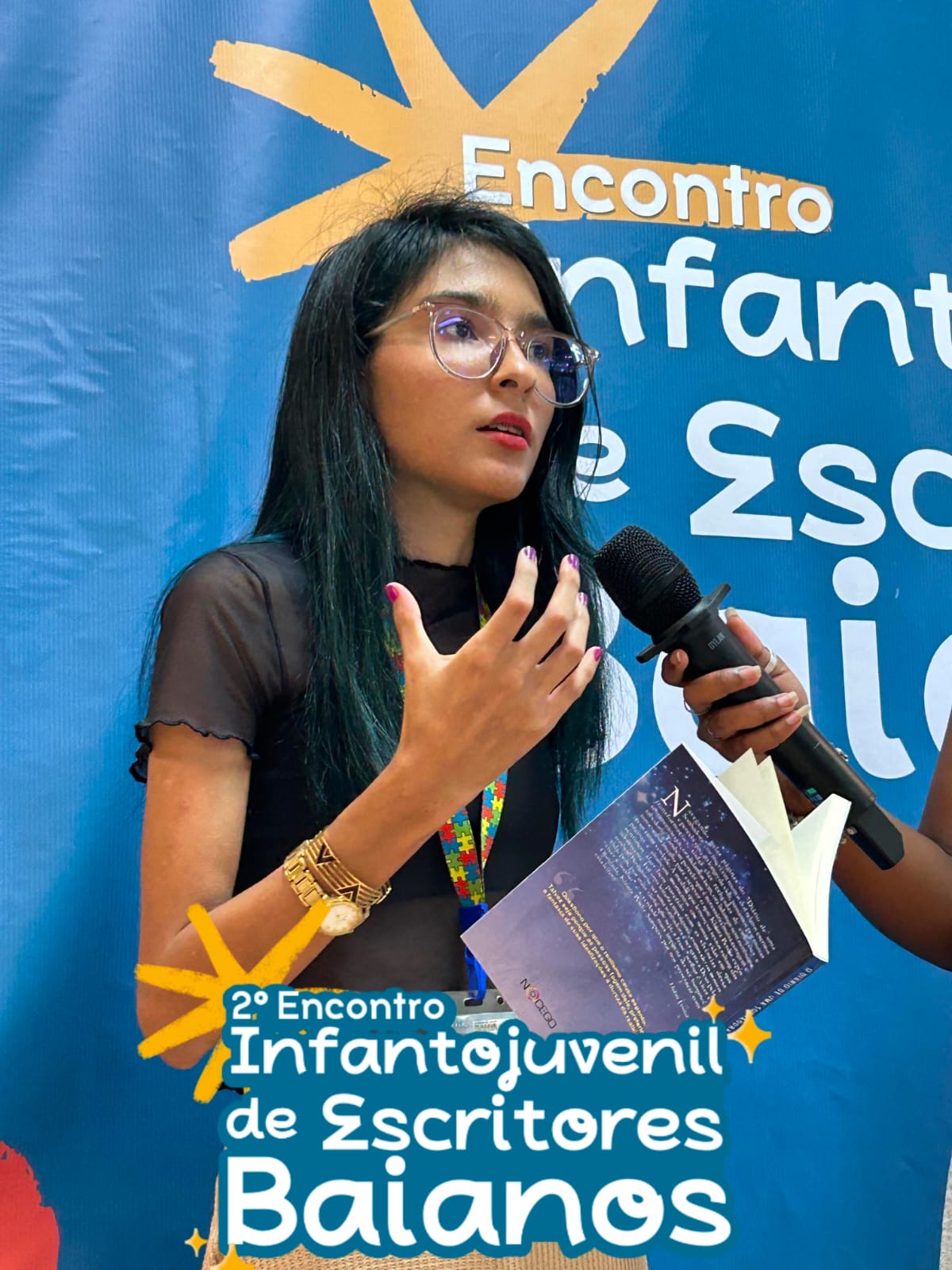 Jovem de 15 anos de Feira de Santana Lança “O Diário de uma Sonhadora” no II Encontro de Escritores Infantojuvenis Bahiano. Khiara Perdiz Sampaio destaca-se como jovem autora na literatura baiana, além de ser artista visual.
