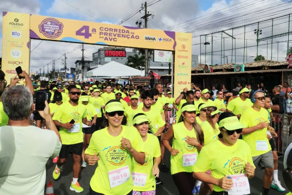 Corrida que salva vidas: Hospital Clériston Andrade abre inscrições para a 6ª Corrida de Prevenção ao AVC em Feira de Santana